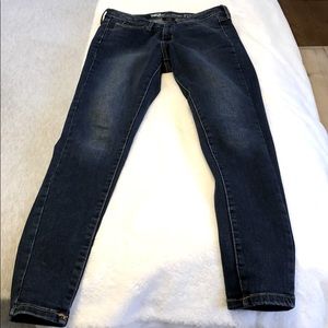 High rise skinny jeans